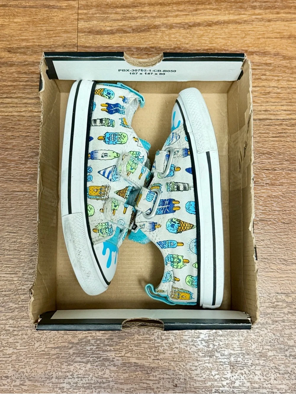 Converse Chuck Taylor All Star Ice Pop Print Toddler Sneakers Size 8
